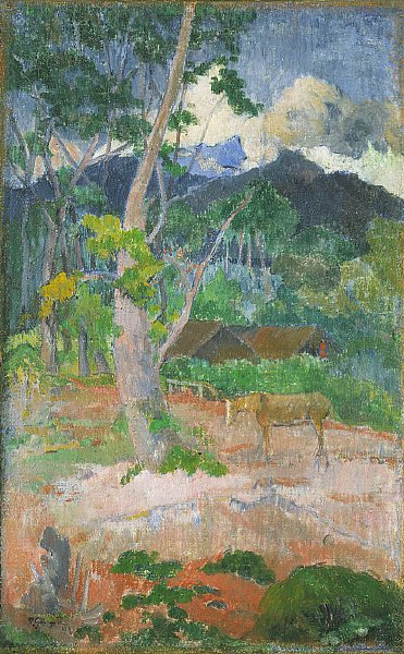 Landscape with a Horse by Paul Gauguin